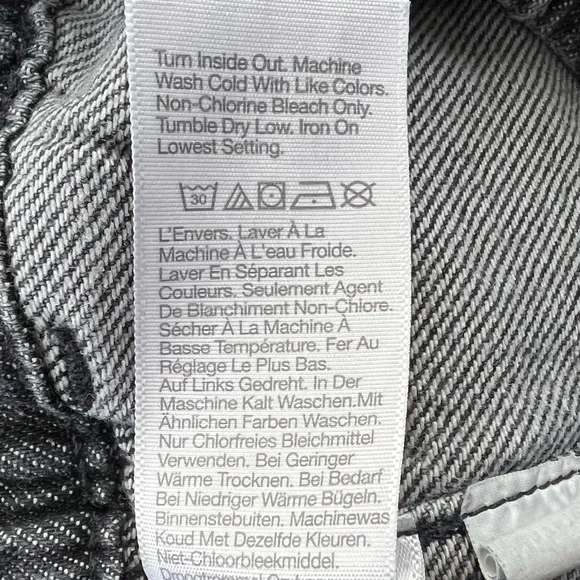 Madewell Relaxed Pull On Elastic Waist Medium Denim Jeans Sz: ST - Picture 12 of 14